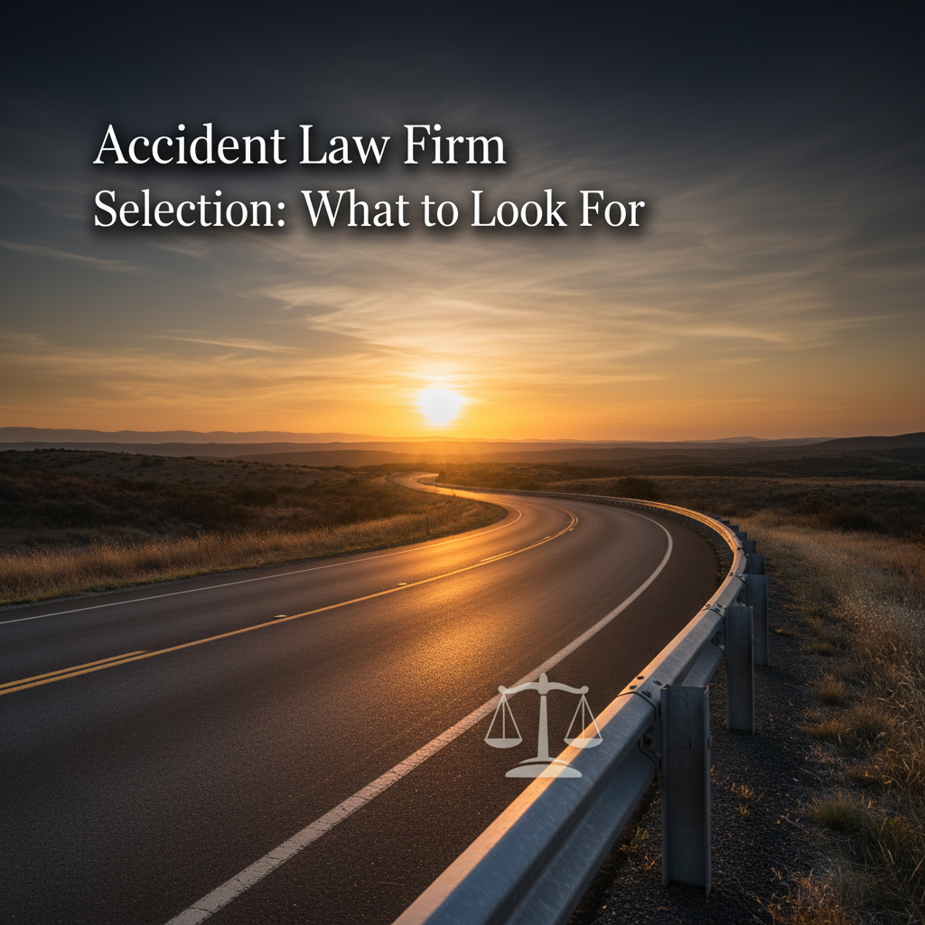 Accident Law Firm Selection: What to Look For