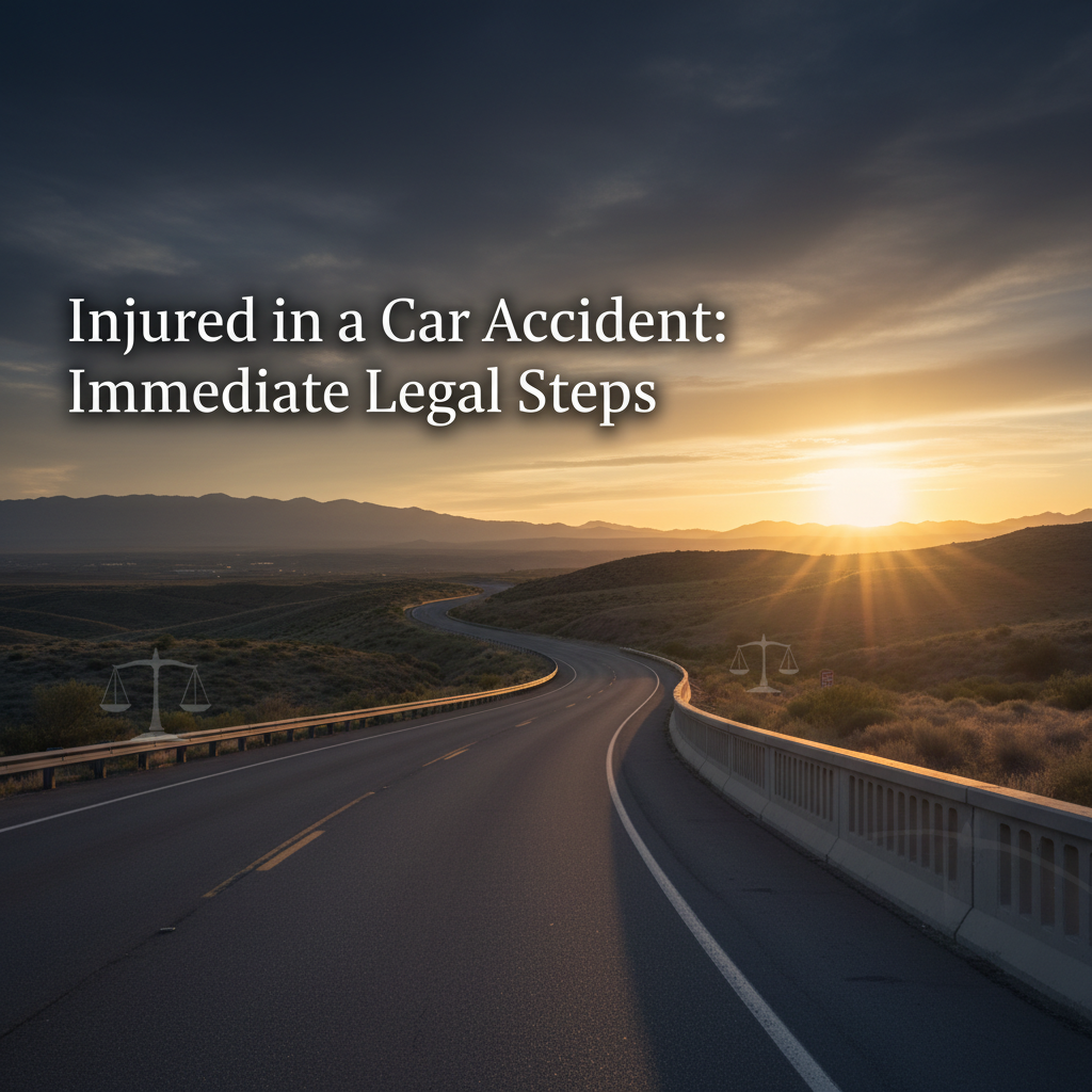 Injured in a Car Accident: Immediate Legal Steps